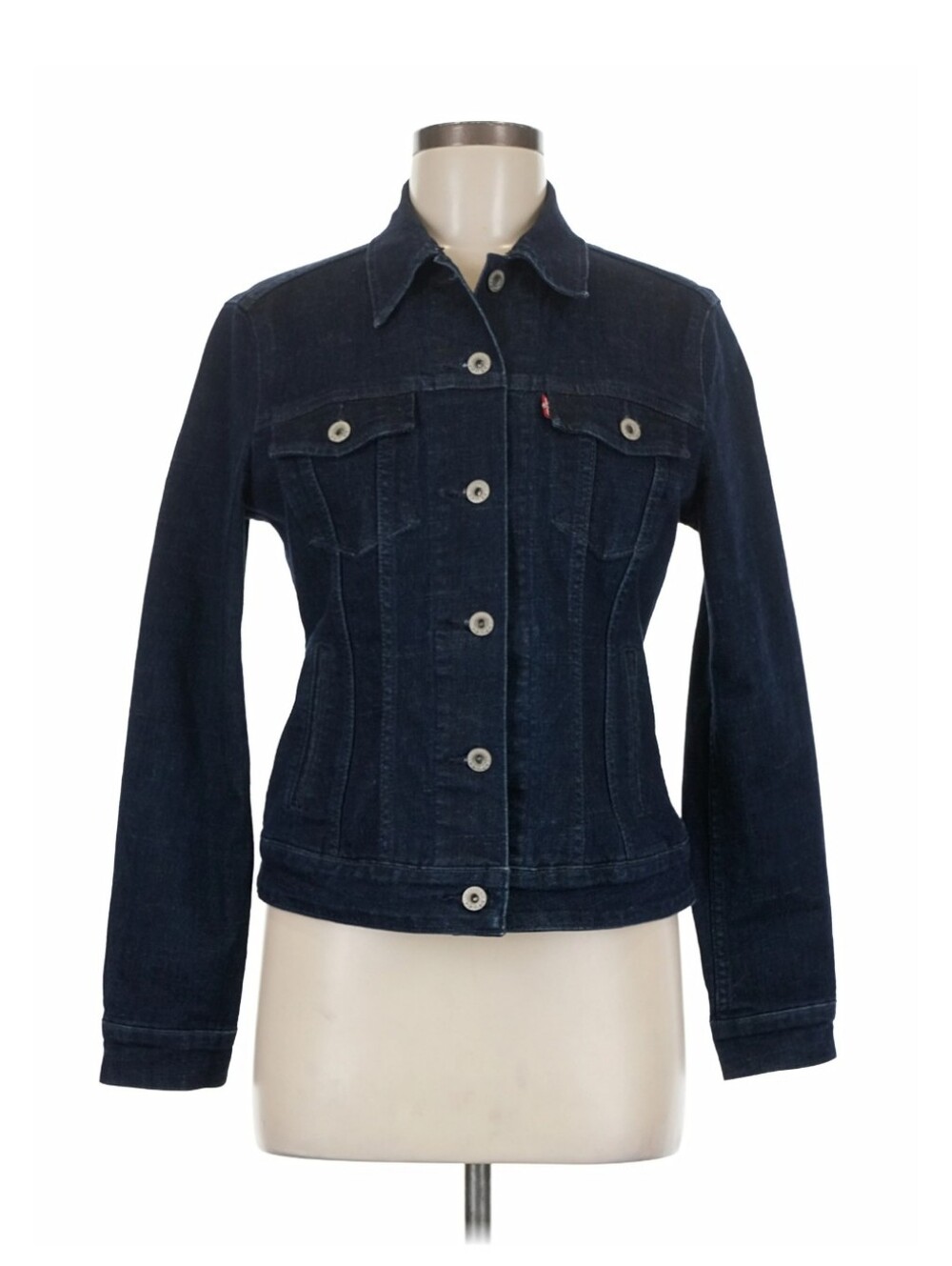 Levi's Navy Blue Women's Denim Trucker Jacket